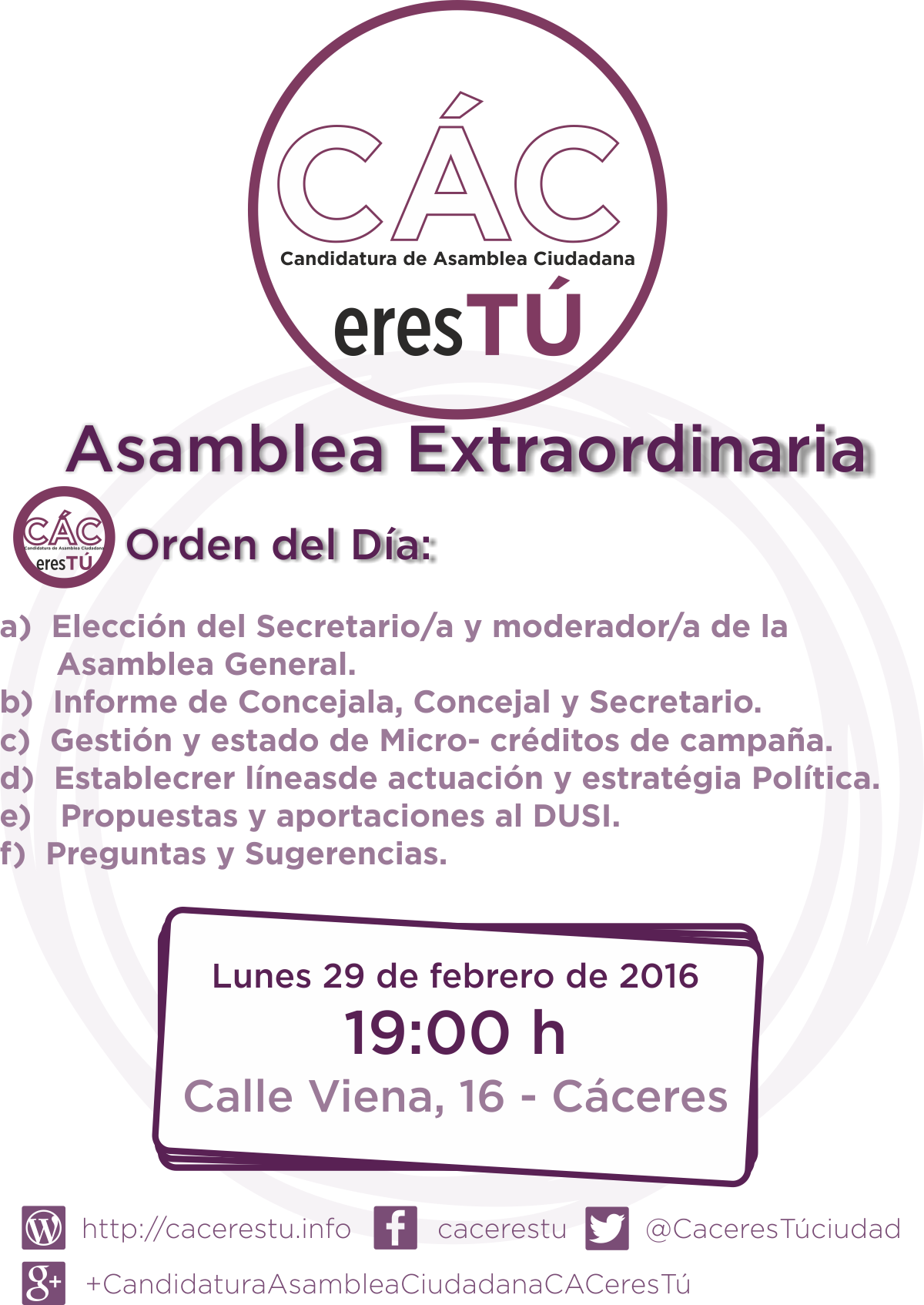 2016-02-29 Asamblea Extraordinaria