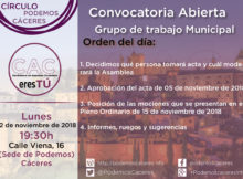 Asamblea 12 de noviembre de 2018